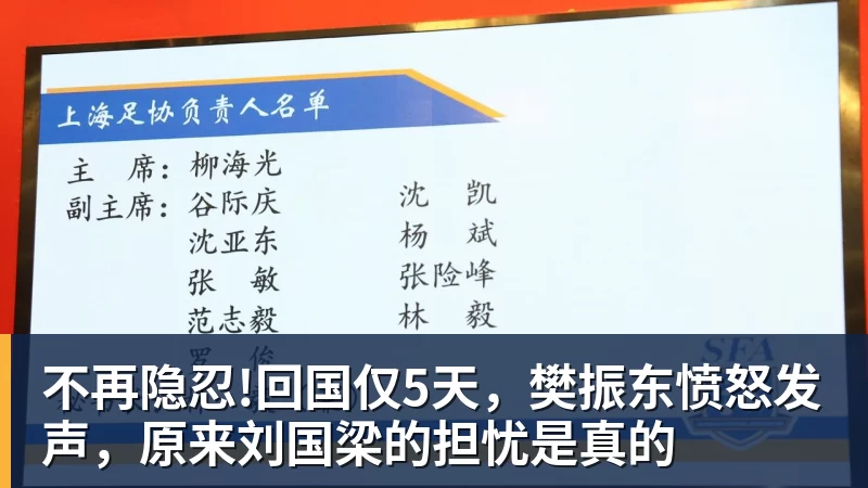 不再隐忍!回国仅5天，樊振东愤怒发声，原来刘国梁的担忧是真的